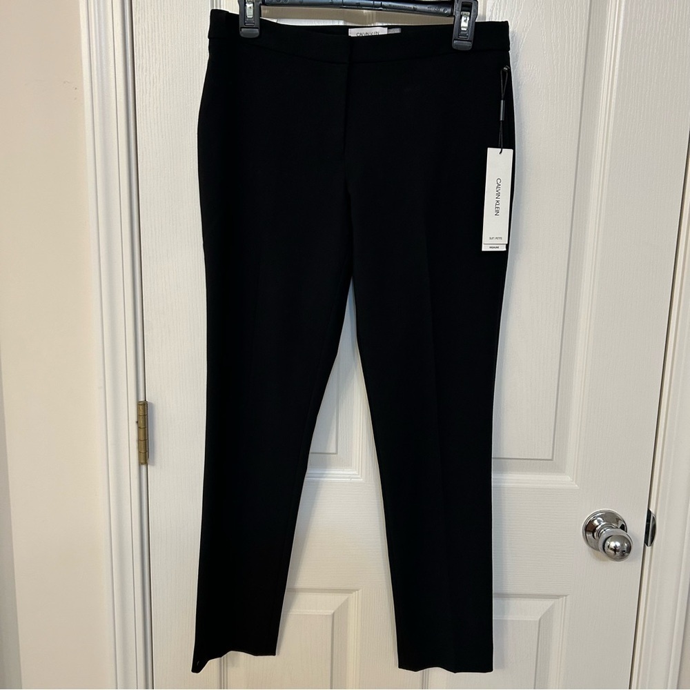 Calvin Klein Women's Highline Ankle Length Pant in Black Size 6P - Picture 5 of 12